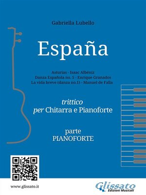 cover image of España | Trittico per Chitarra e Pianoforte (parte pianoforte)